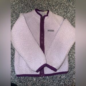 Columbia Purple Puffer Jacket Cozy Outdoor Essential